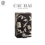 THÙNG RÁC CAO CẤP BỌC DA DRAGONFLY 15L - CẬU HAI HOME DECOR