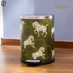 Thùng Rác Da Les Cavaliers Blancs Impériaux 14L - Vert Up-CẬU HAI HOME DECOR