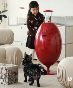Thùng Rác Đa Năng Dinosaur Red Egg - Modern-CẬU HAI HOME DECOR