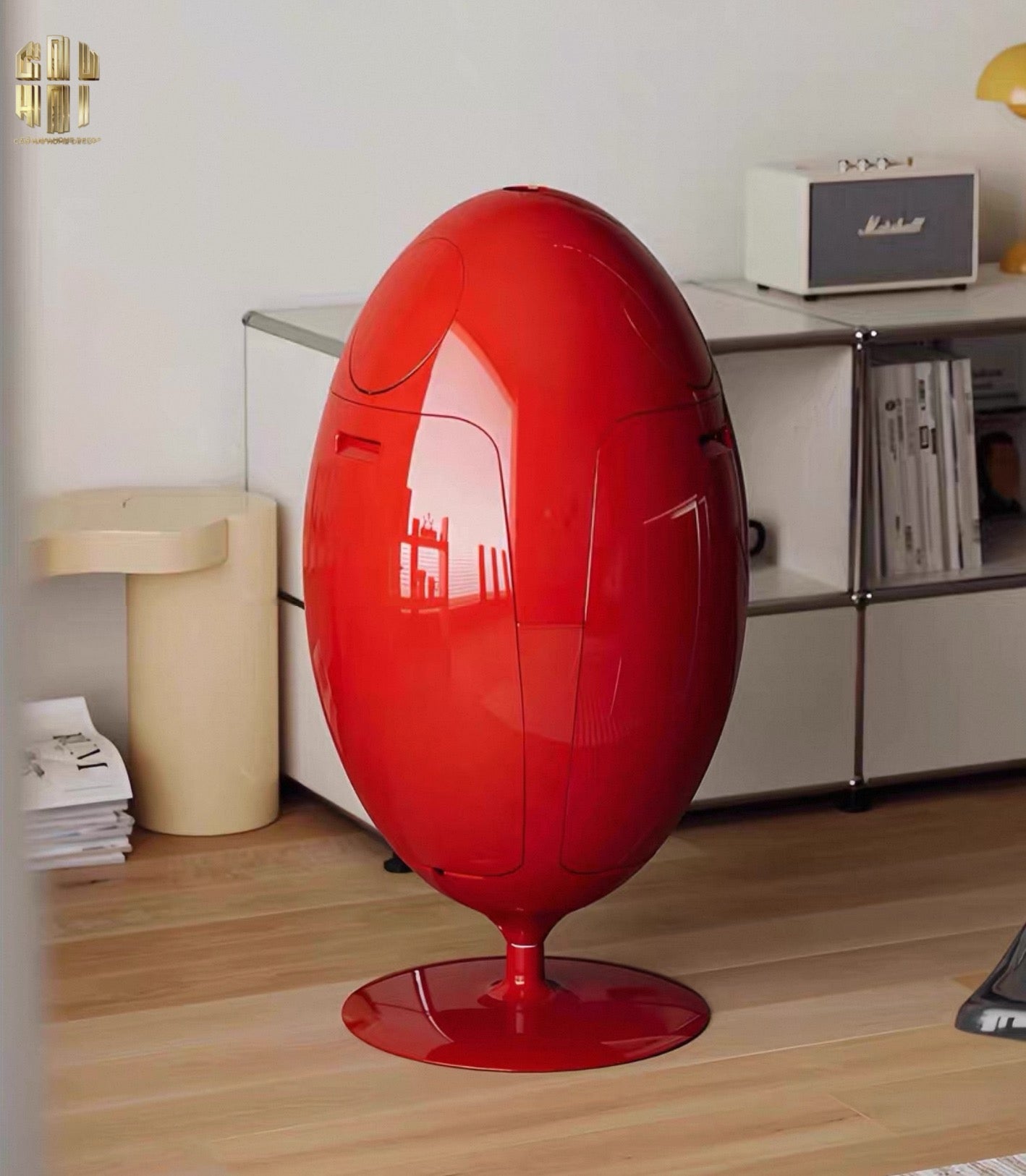 Thùng Rác Đa Năng Dinosaur Red Egg - Modern-CẬU HAI HOME DECOR