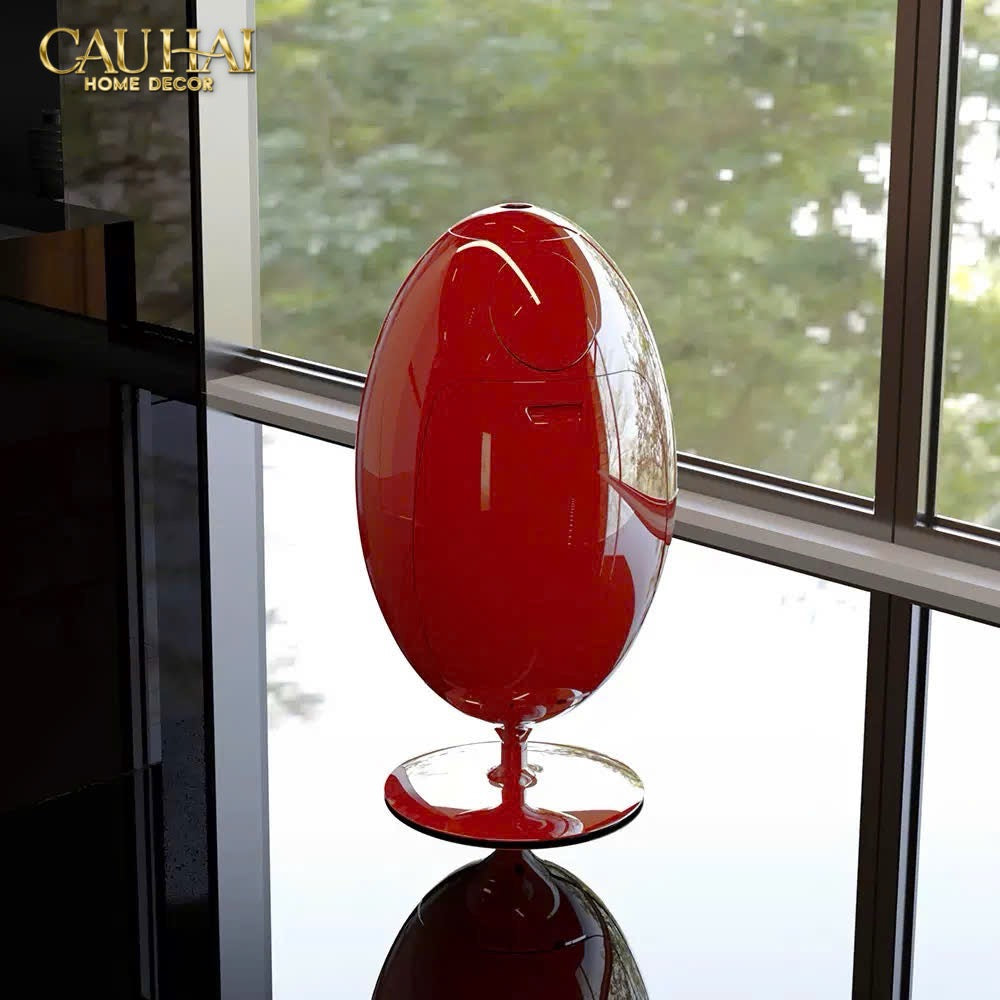 Thùng Rác Đa Năng Dinosaur Red Egg - Modern-CẬU HAI HOME DECOR