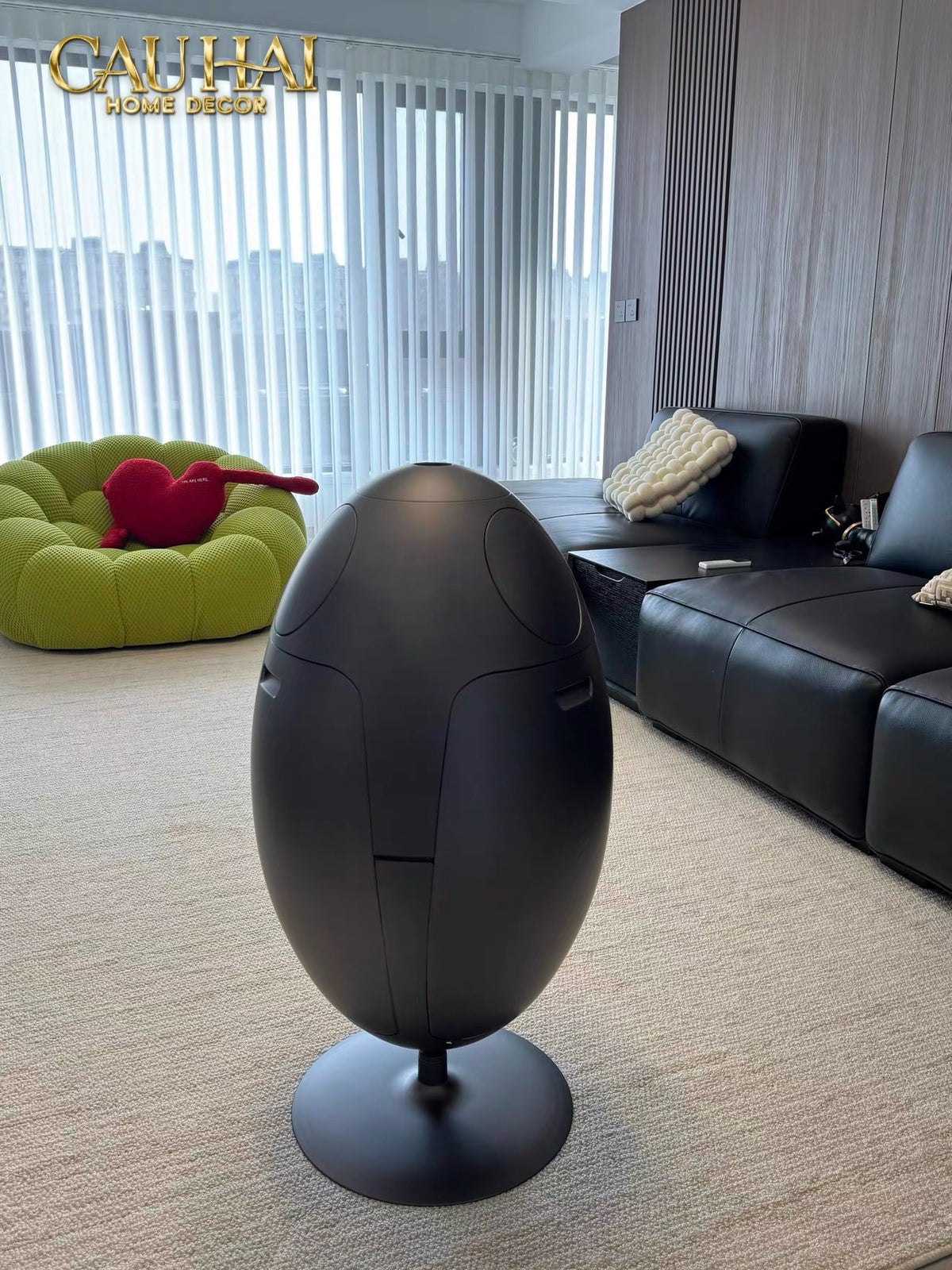 Thùng Rác Đa Năng Dinosaur Red Egg - Modern-Thùng Rác-Đối tác tại Trung Quốc theo từng đơn đặt hàng-CẬU HAI HOME DECOR