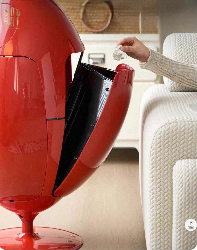 Thùng Rác Đa Năng Dinosaur Red Egg - Modern-Thùng Rác-Đối tác tại Trung Quốc theo từng đơn đặt hàng-CẬU HAI HOME DECOR