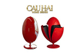 Thùng Rác Đa Năng Dinosaur Red Egg - Modern-Thùng Rác-Đối tác tại Trung Quốc theo từng đơn đặt hàng-CẬU HAI HOME DECOR