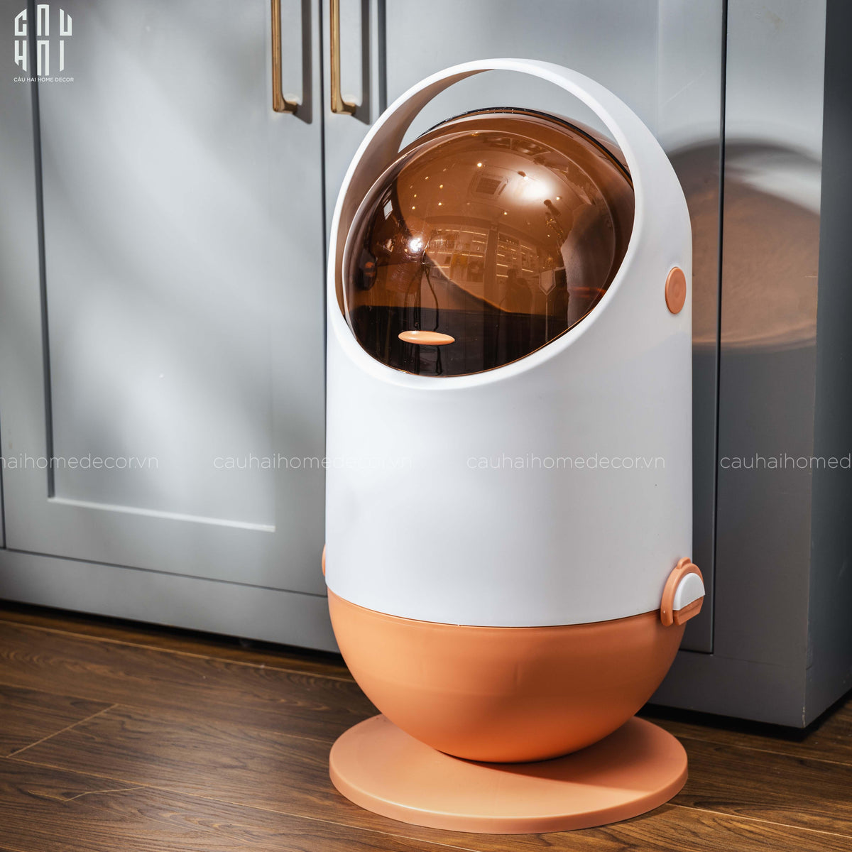 Thùng Rác Finch 20L- Orange-Thùng Rác-Đối tác tại Trung Quốc theo từng đơn đặt hàng-CẬU HAI HOME DECOR