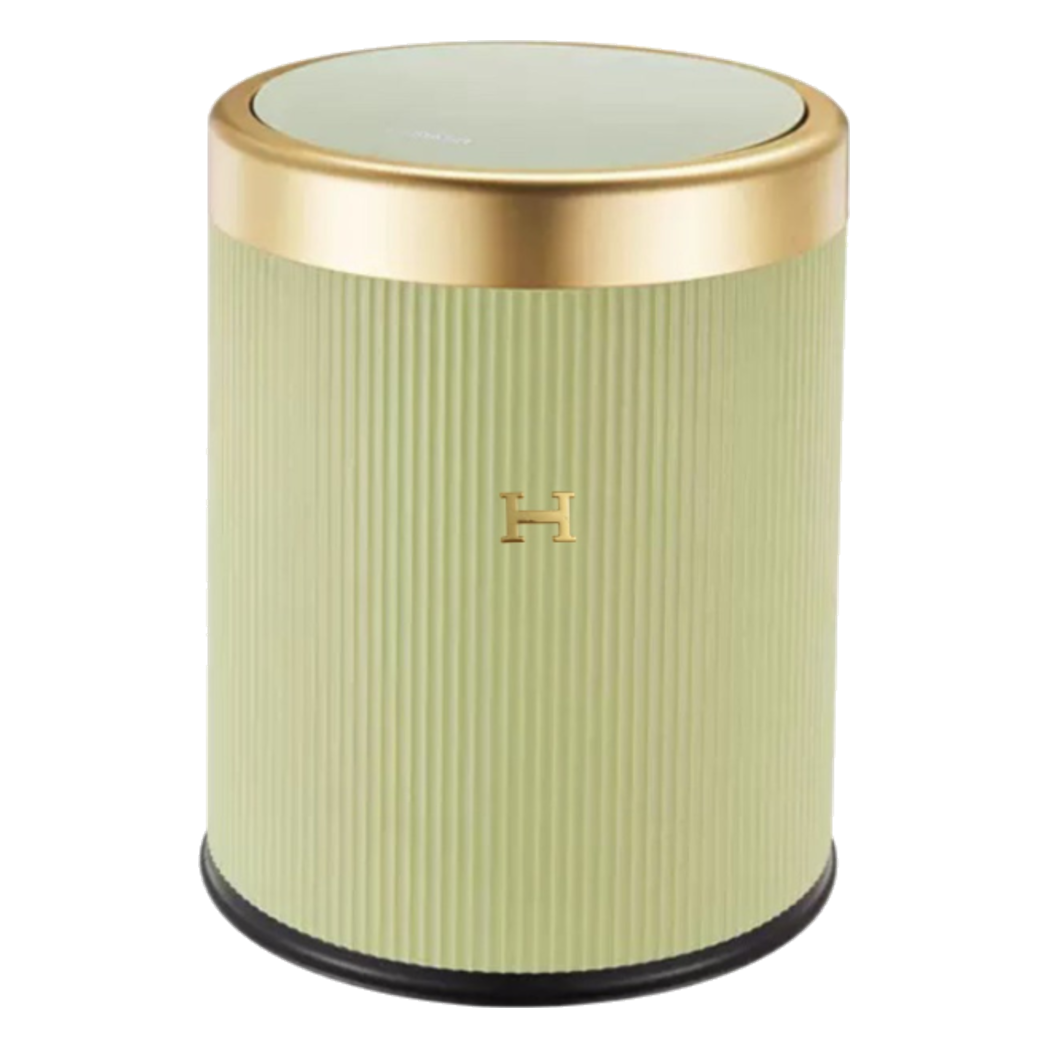 Thùng Rác Nắp Bật Équestre Celadon 12L-Thùng Rác-CẬU HAI HOME DECOR-CẬU HAI HOME DECOR