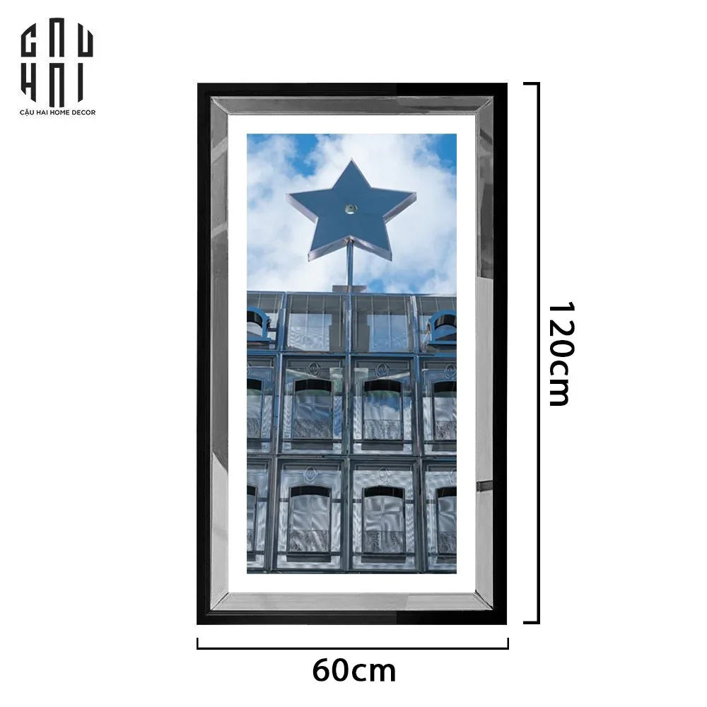 TRANH CANVAS CAO CẤP BLUE SKY 60X120CM - CẬU HAI HOME DECOR