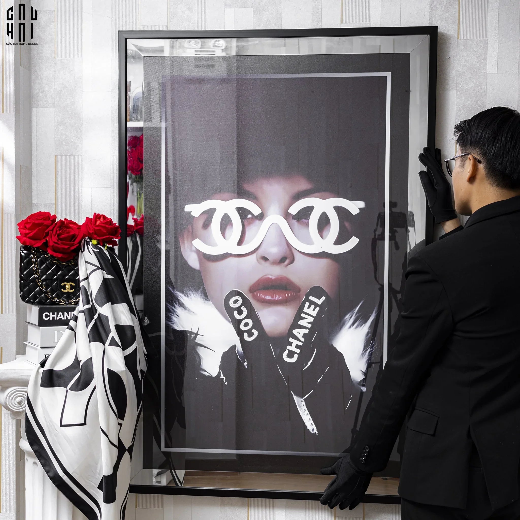 TRANH CANVAS CAO CẤP CHARMING 80X120CM - CẬU HAI HOME DECOR