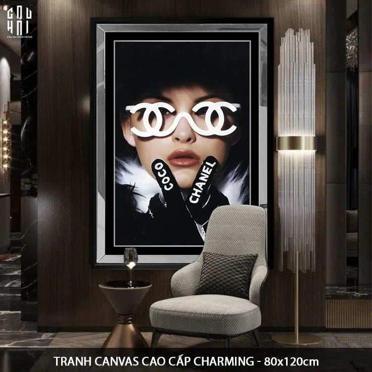 TRANH CANVAS CAO CẤP CHARMING 80X120CM - CẬU HAI HOME DECOR