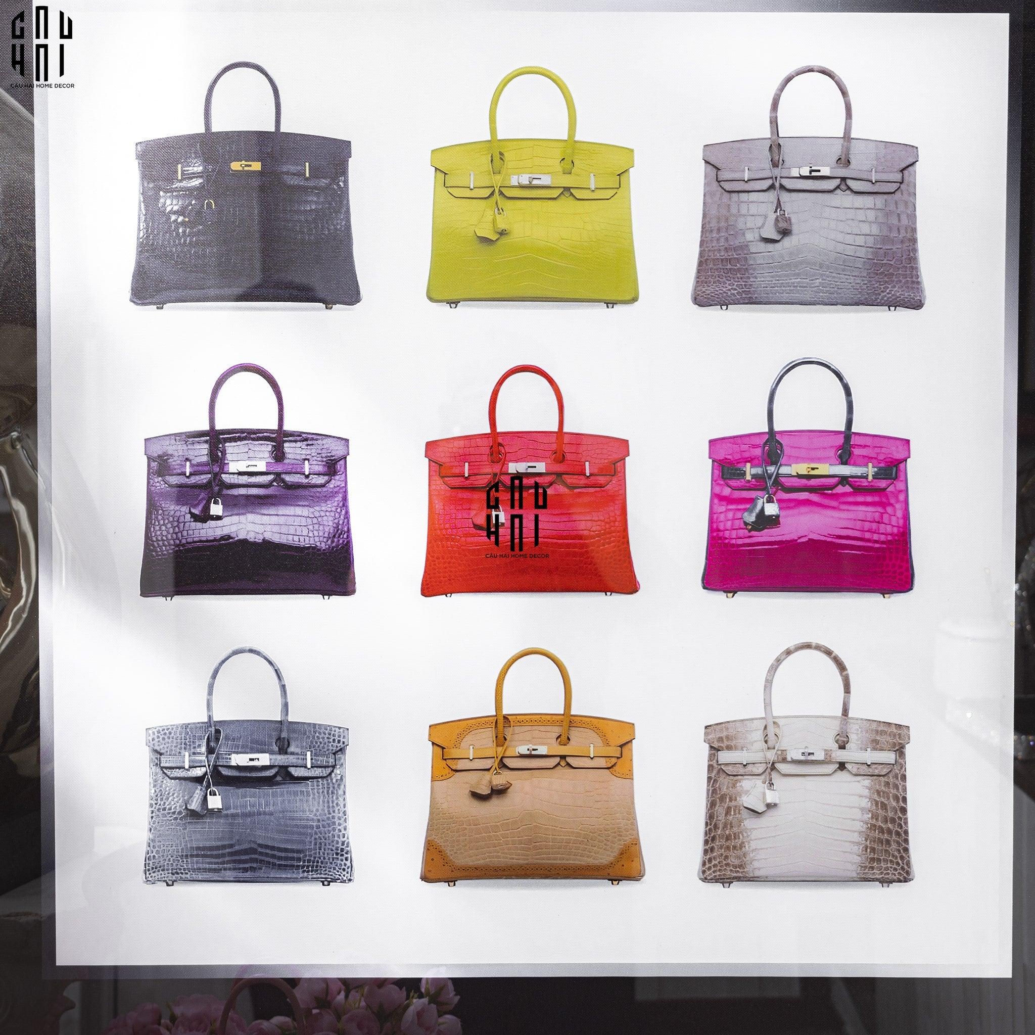 TRANH CANVAS CAO CẤP H BIRKIN CROCODILE LUXRY 90X90CM - CẬU HAI HOME DECOR