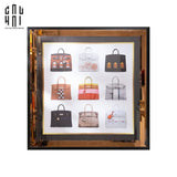 TRANH CANVAS CAO CẤP H BIRKIN LIMITED LUXURY 90X90CM - PHIÊN BẢN VIỀN ỐP GƯƠNG - CẬU HAI HOME DECOR