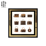 TRANH CANVAS CAO CẤP L MONOGRAM LUXURY 90X90CM - CẬU HAI HOME DECOR