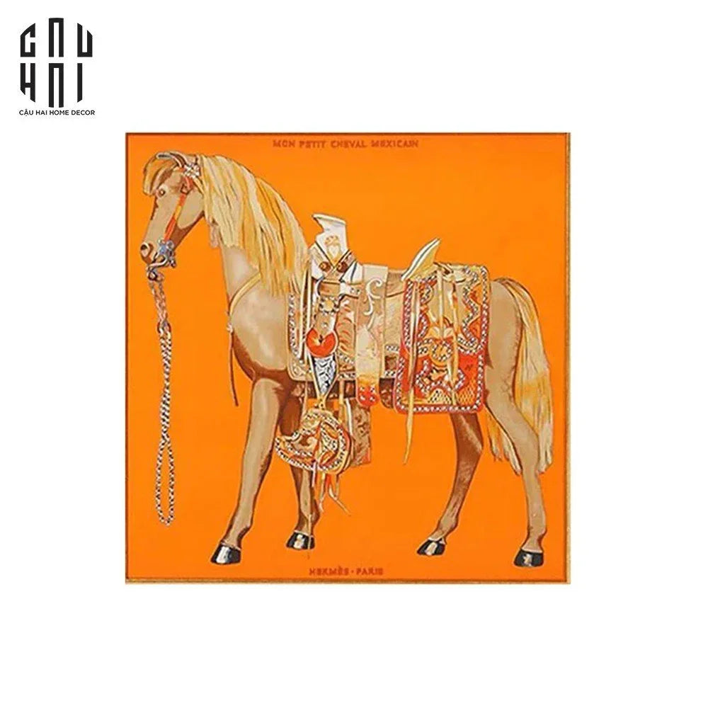 TRANH CANVAS CHEVAL 90X90CM - CẬU HAI HOME DECOR