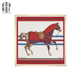TRANH CANVAS CHEVAL DE ROUGE 90X90CM - CẬU HAI HOME DECOR
