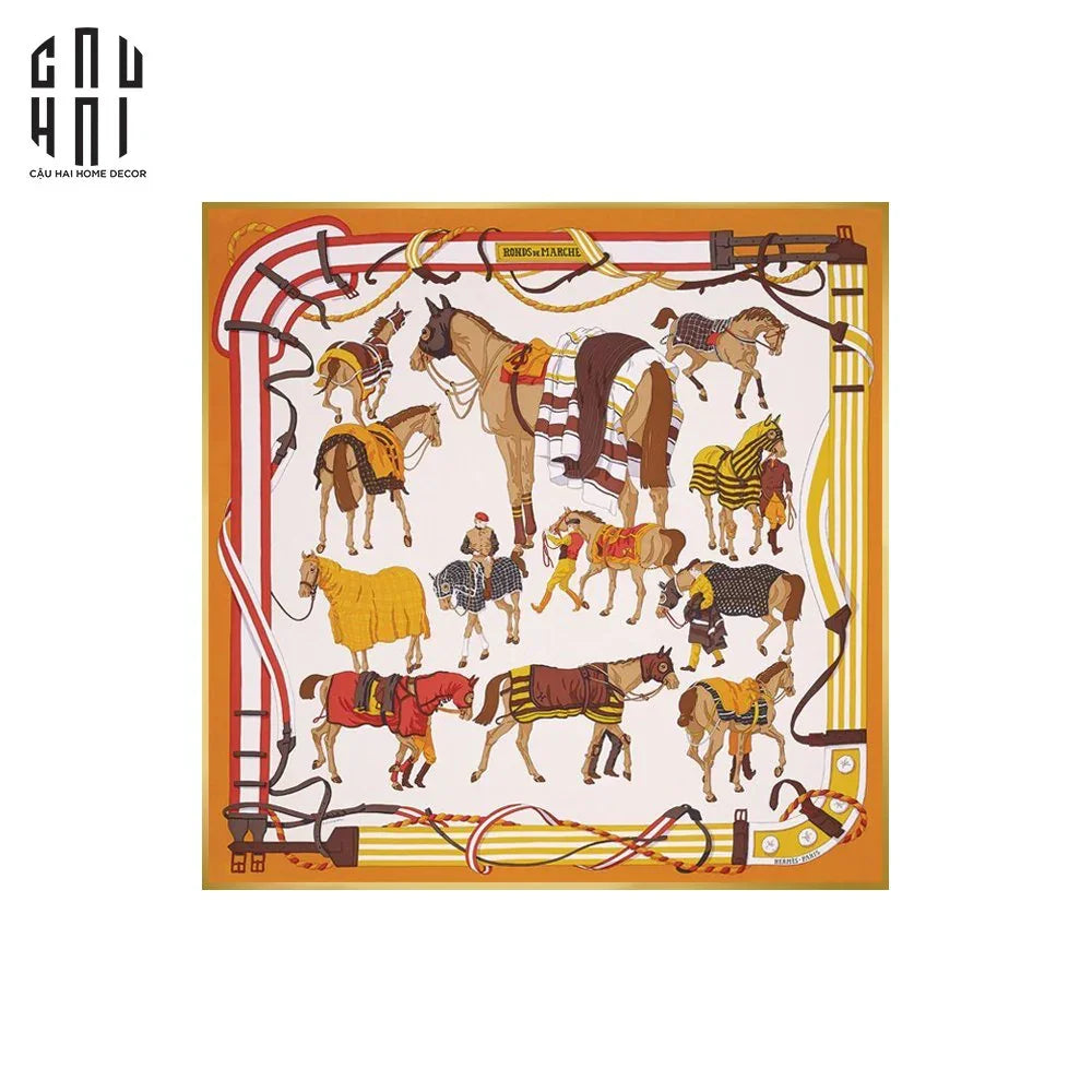 TRANH CANVAS D-SPANISH 90X90 CM - CẬU HAI HOME DECOR