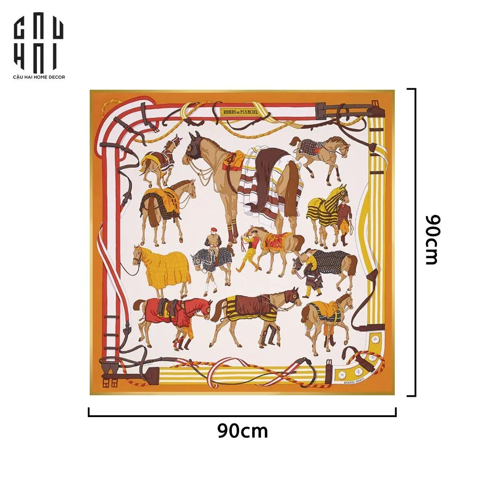 TRANH CANVAS D-SPANISH 90X90 CM - CẬU HAI HOME DECOR