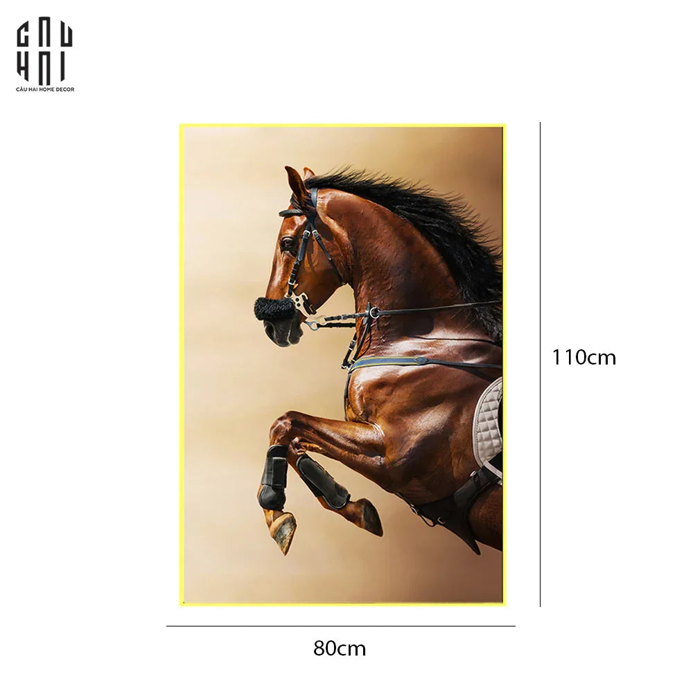 TRANH CANVAS GALLOPING 80X110CM - CẬU HAI HOME DECOR