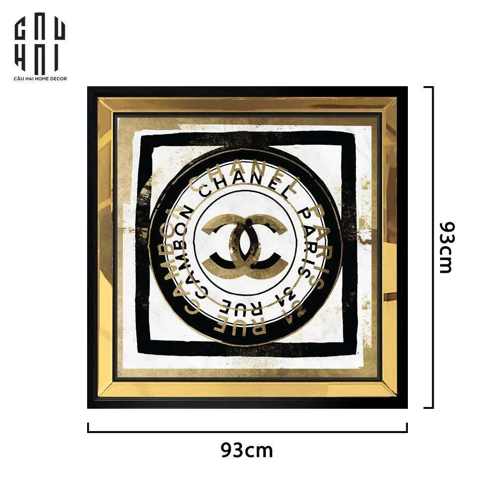 TRANH CANVAS GOLDEN ERA 93X93 CM - CẬU HAI HOME DECOR