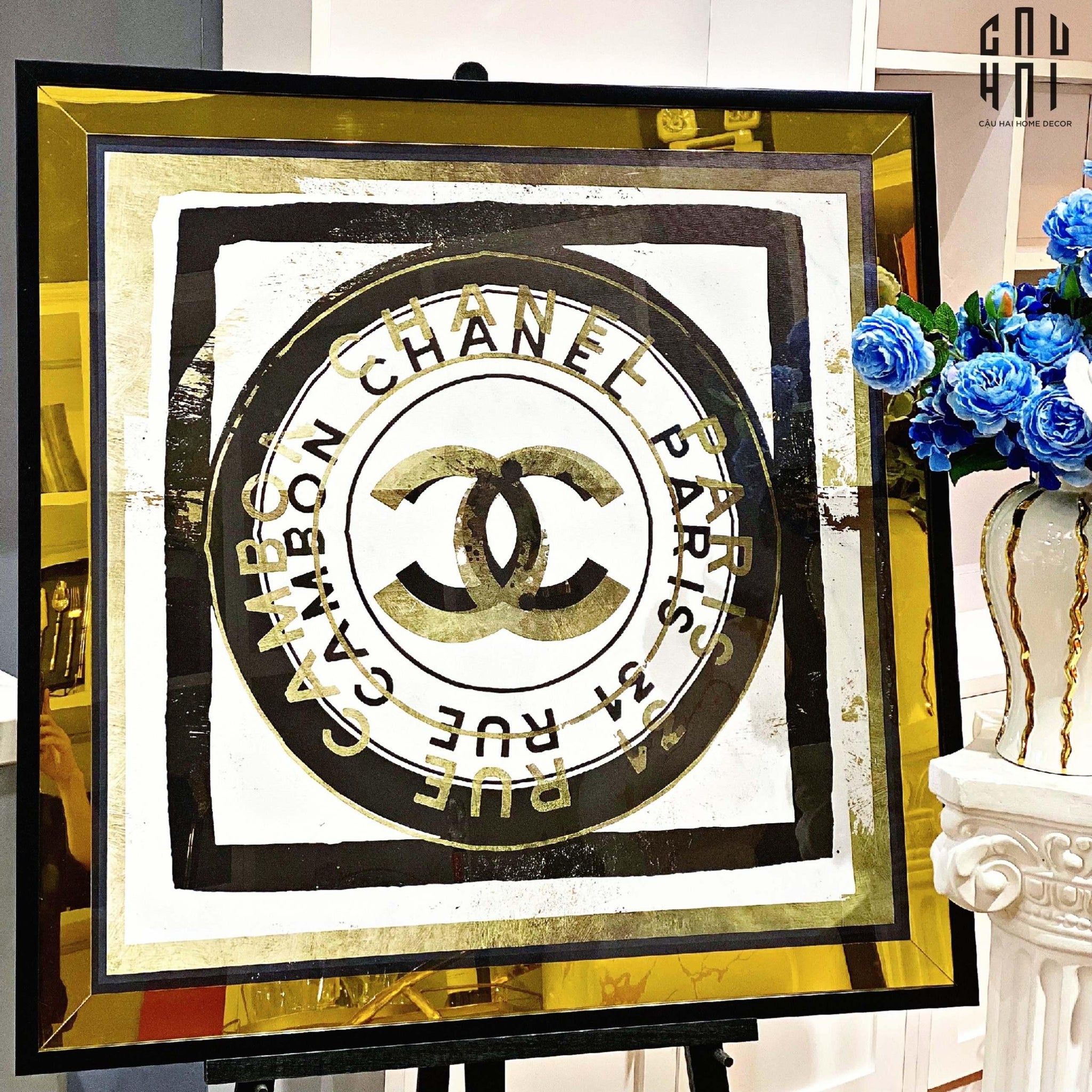 TRANH CANVAS GOLDEN ERA 93X93 CM - CẬU HAI HOME DECOR