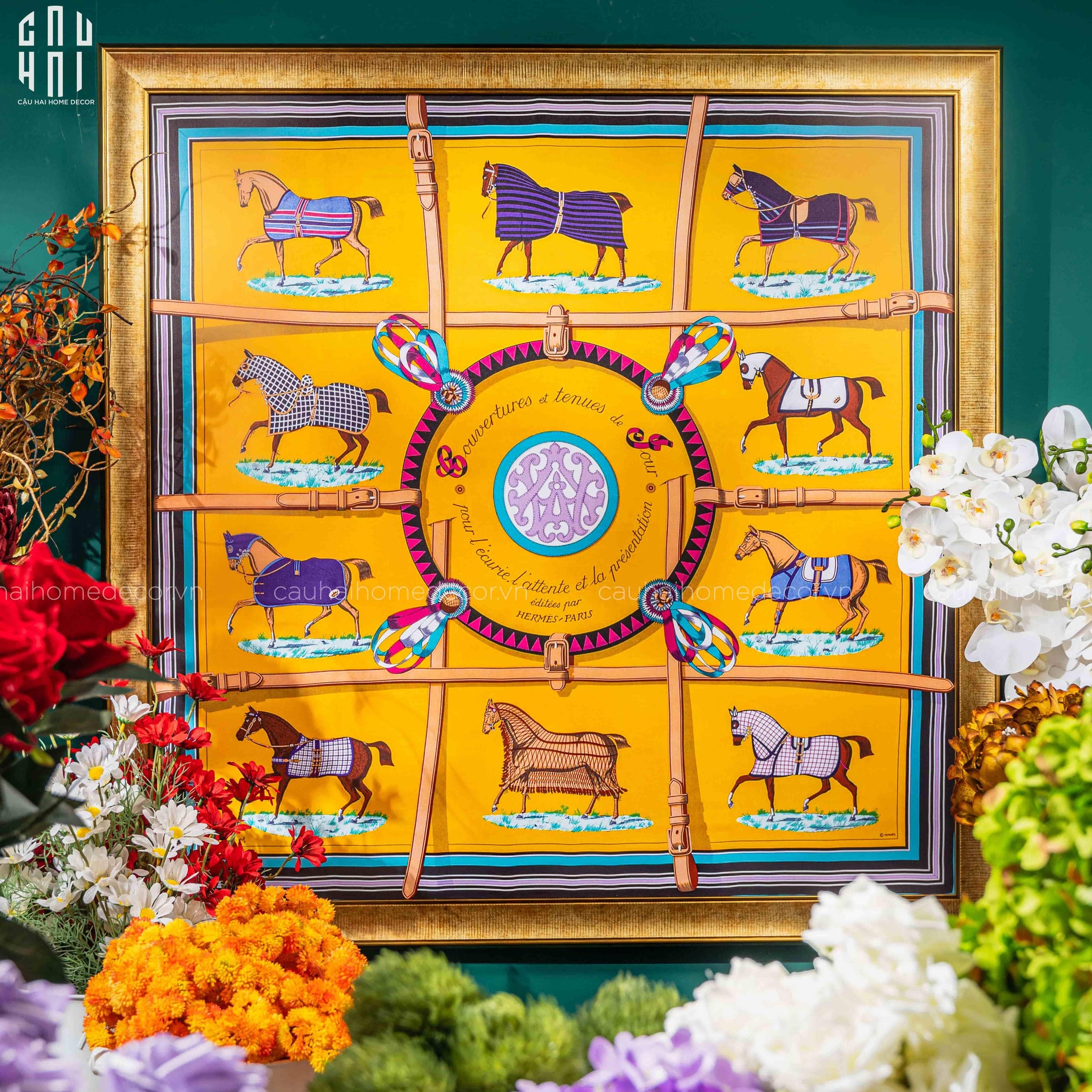 TRANH CANVAS H-APRON 90X90CM-CẬU HAI HOME DECOR