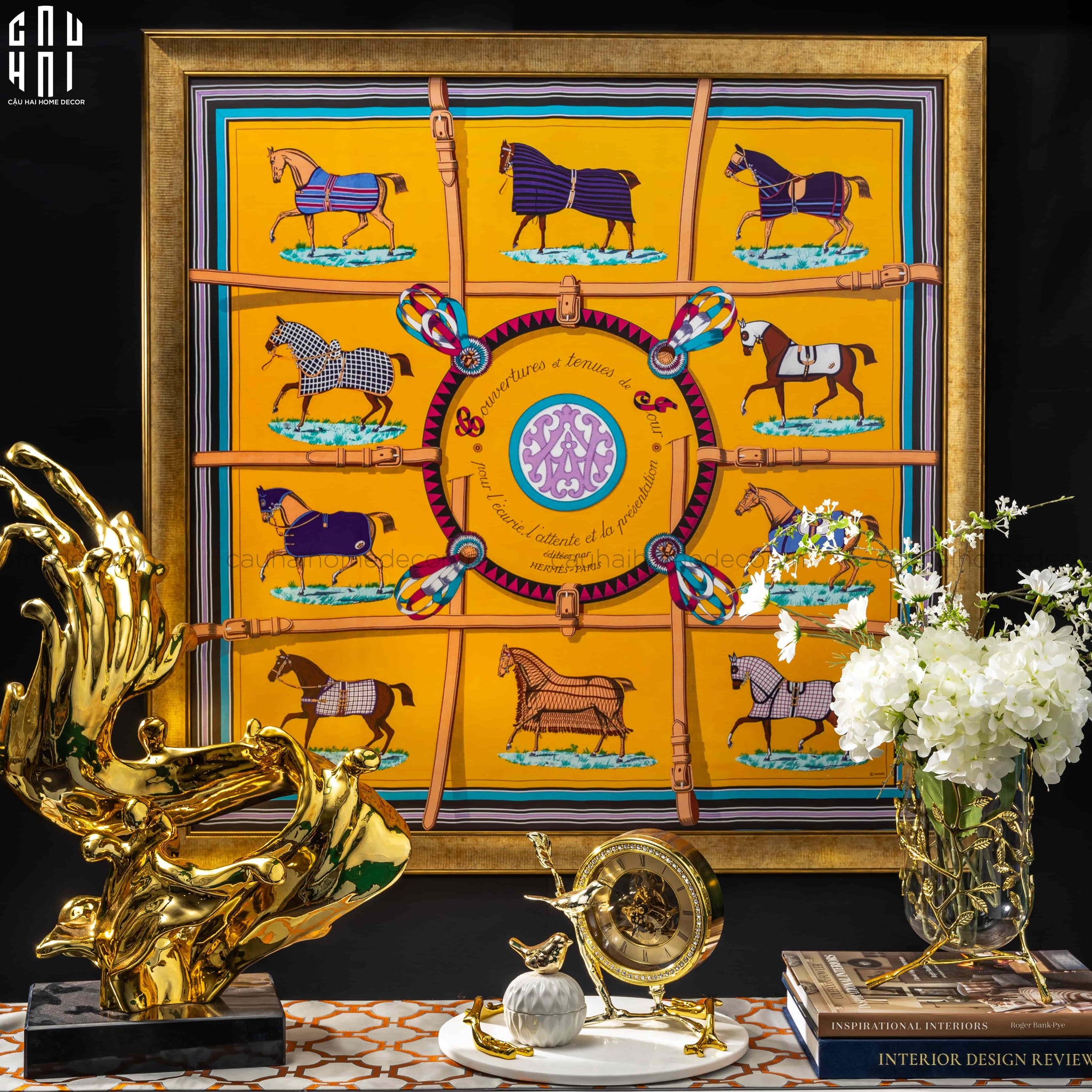 TRANH CANVAS H-APRON 90X90CM-CẬU HAI HOME DECOR