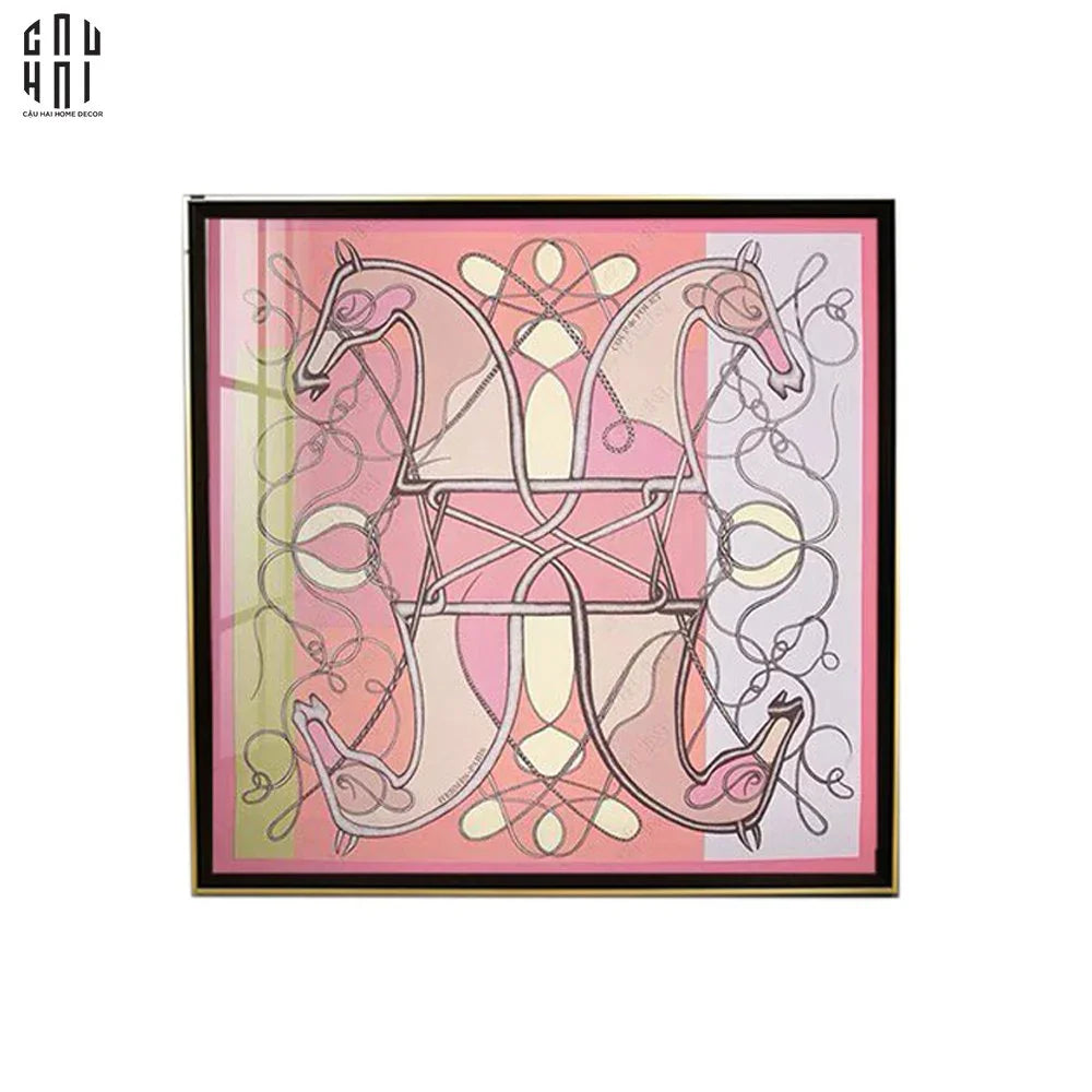 TRANH CANVAS LA ROSE 90X90CM - CẬU HAI HOME DECOR