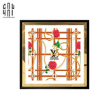 TRANH CANVAS LORIUS 94X94CM - VIỀN GỖ CÓ KÍNH - CẬU HAI HOME DECOR