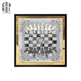 TRANH CANVAS MAJESTIC CHESSBOARD 93X93CM - CẬU HAI HOME DECOR