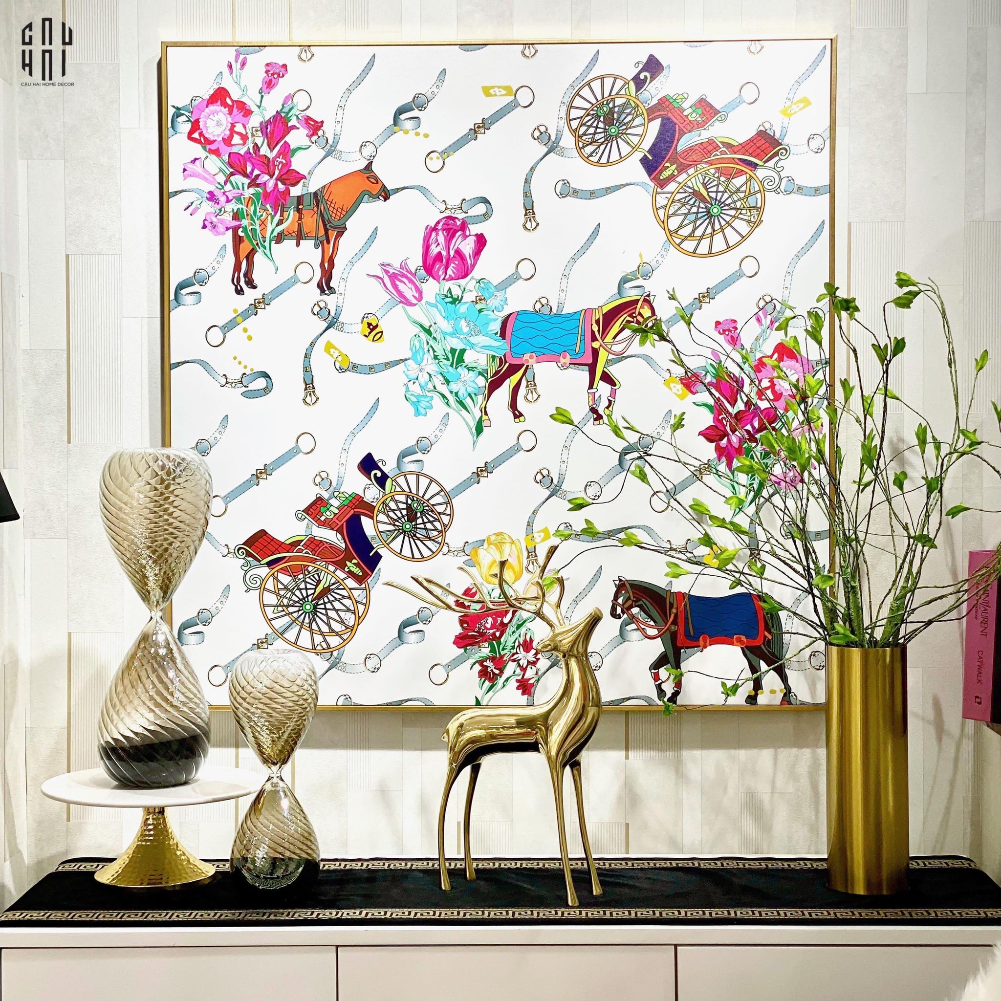 TRANH CANVAS MARIUS 90X90CM - CẬU HAI HOME DECOR