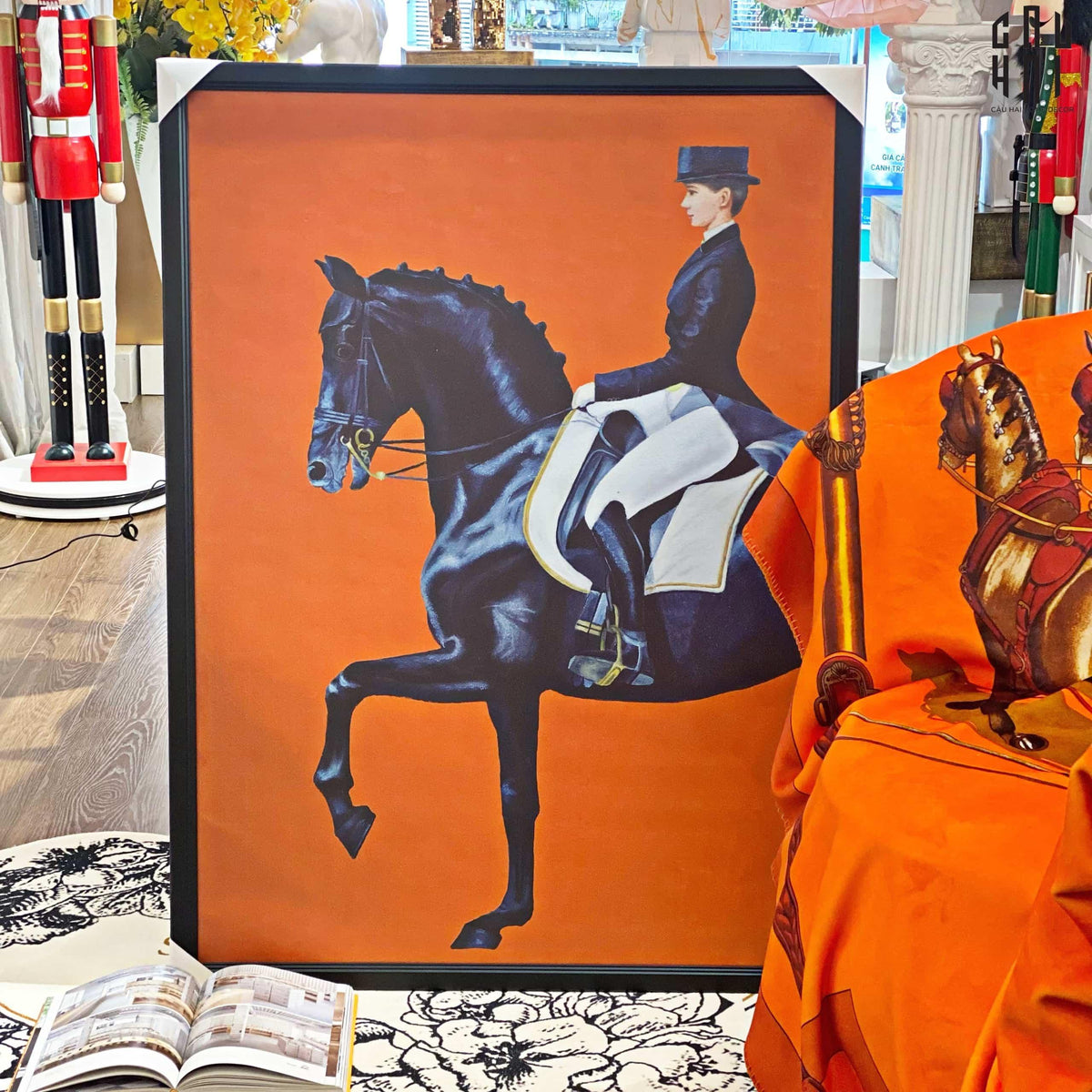 Tranh Canvas O-Horseman 80X110Cm-TRANH TREO TƯỜNG-Đối tác tại Trung Quốc theo từng đơn đặt hàng-CẬU HAI HOME DECOR