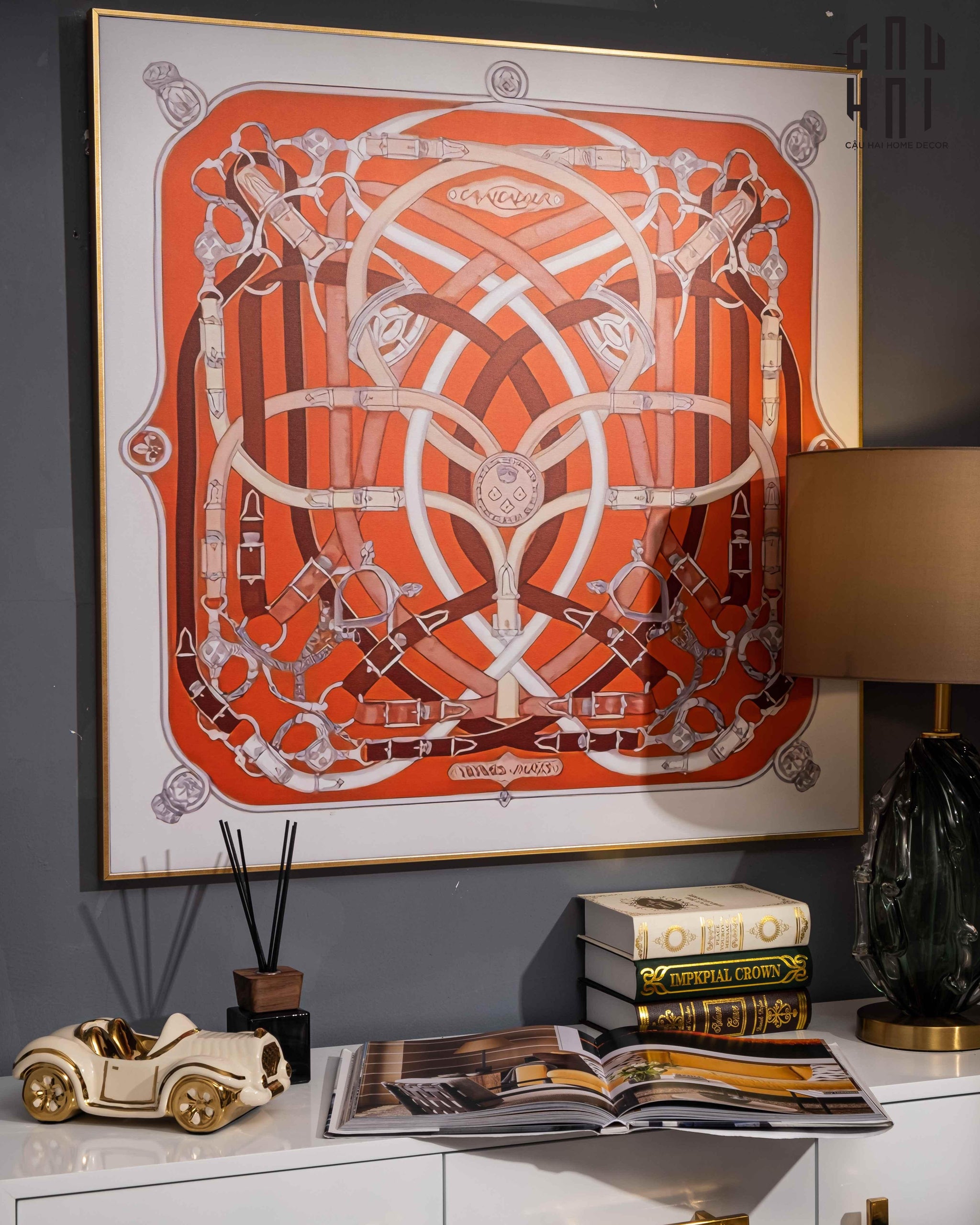 TRANH CANVAS O-RÊNES 90X90 CM-CẬU HAI HOME DECOR