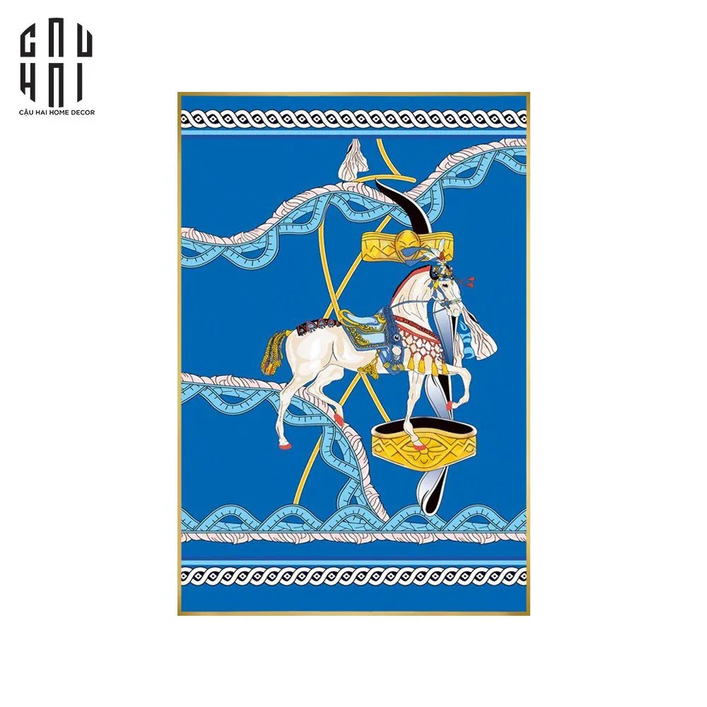 TRANH CANVAS OCEAN HORSE 80X120CM - CẬU HAI HOME DECOR