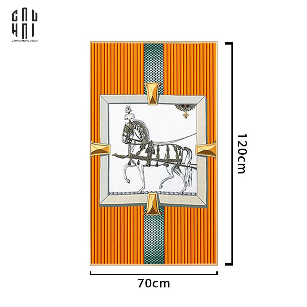 TRANH CANVAS ORANGE SEABISCUIT 70X120CM - CẬU HAI HOME DECOR