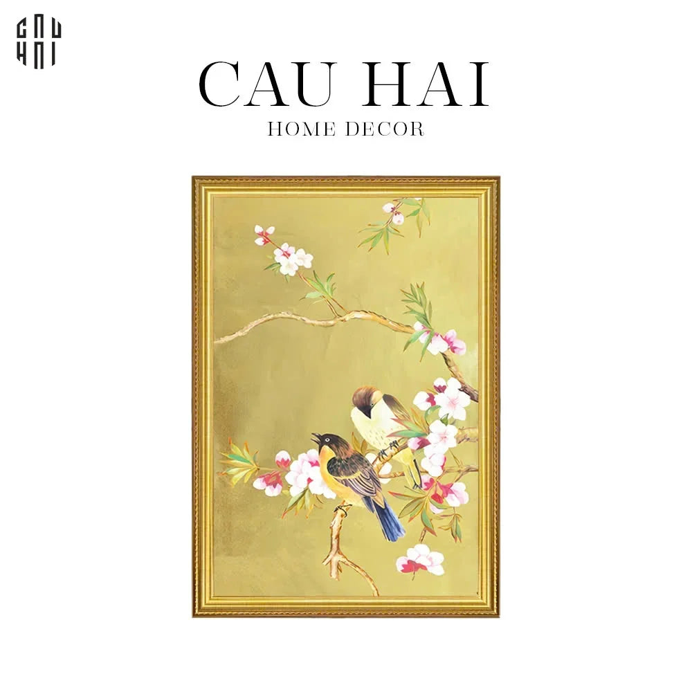 TRANH CANVAS PHÚC LỘC THỌ KHANG 80X120CM - CẬU HAI HOME DECOR