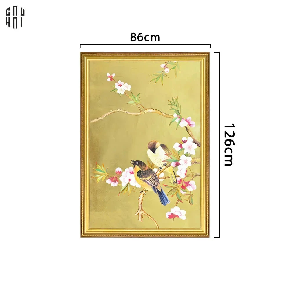 TRANH CANVAS PHÚC LỘC THỌ KHANG 80X120CM - CẬU HAI HOME DECOR