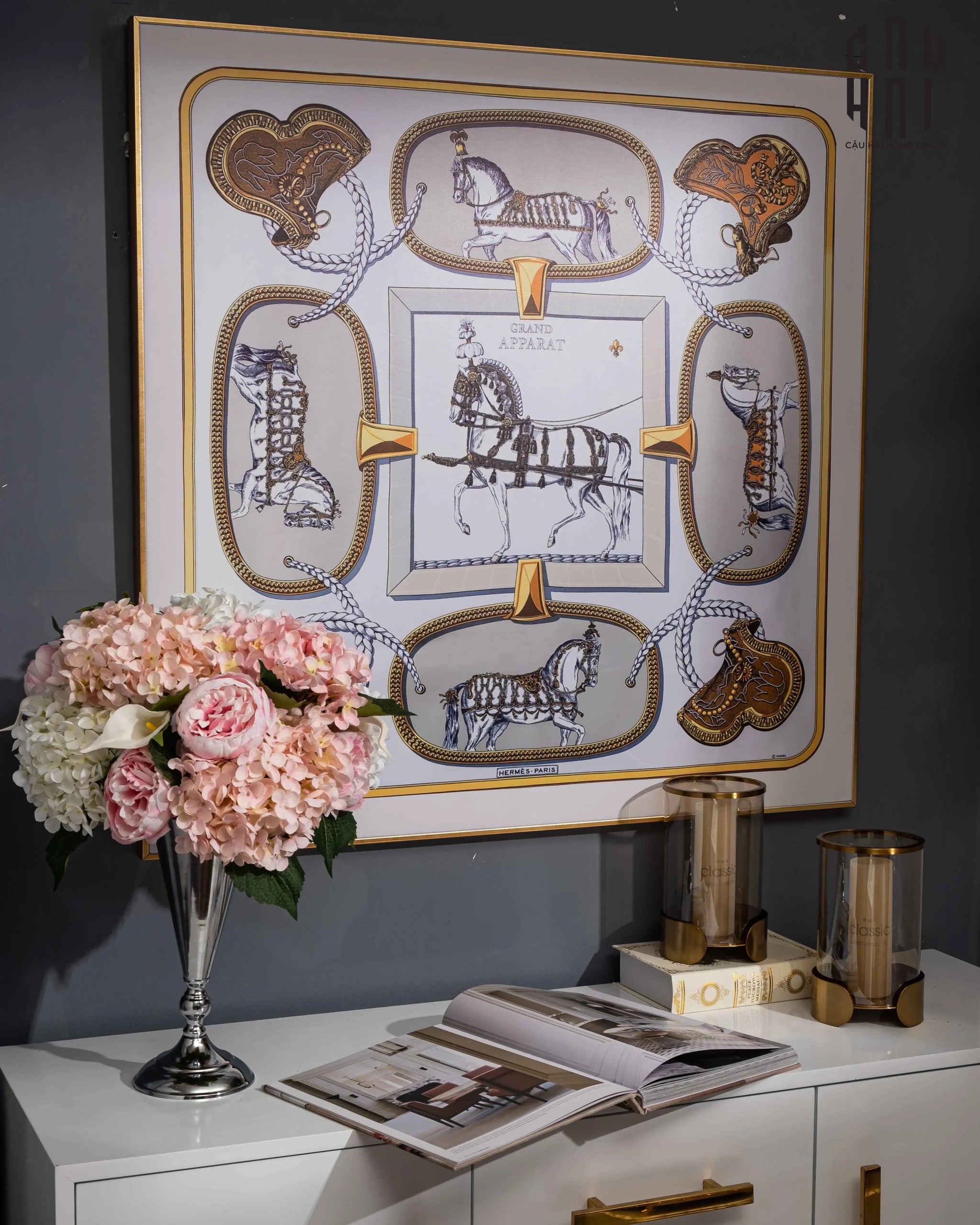 TRANH CANVAS SEABISCUIT 90X90 CM - CẬU HAI HOME DECOR