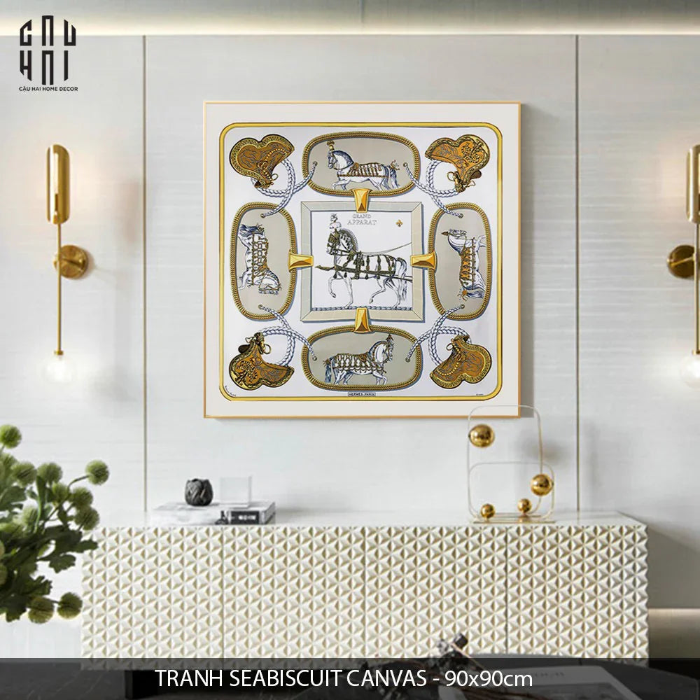 TRANH CANVAS SEABISCUIT 90X90 CM - CẬU HAI HOME DECOR