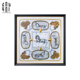 TRANH CANVAS SEABISCUIT 97X97CM - KHUNG GỖ BỌC NHUNG - CẬU HAI HOME DECOR