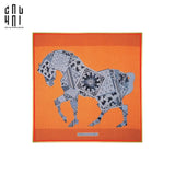 TRANH CANVAS SUPER SHINING ORANGE CHEVAL 90X90CM - KHUNG MỎNG - CẬU HAI HOME DECOR