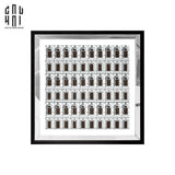 TRANH CANVAS SUPER SILVER MULTI DOORS 94X94CM - KHUNG GỖ VIỀN KÍNH - CẬU HAI HOME DECOR