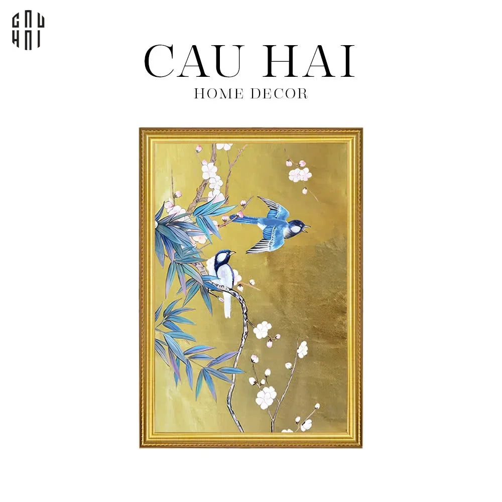 TRANH CANVAS THANH MAI 80X120CM - CẬU HAI HOME DECOR