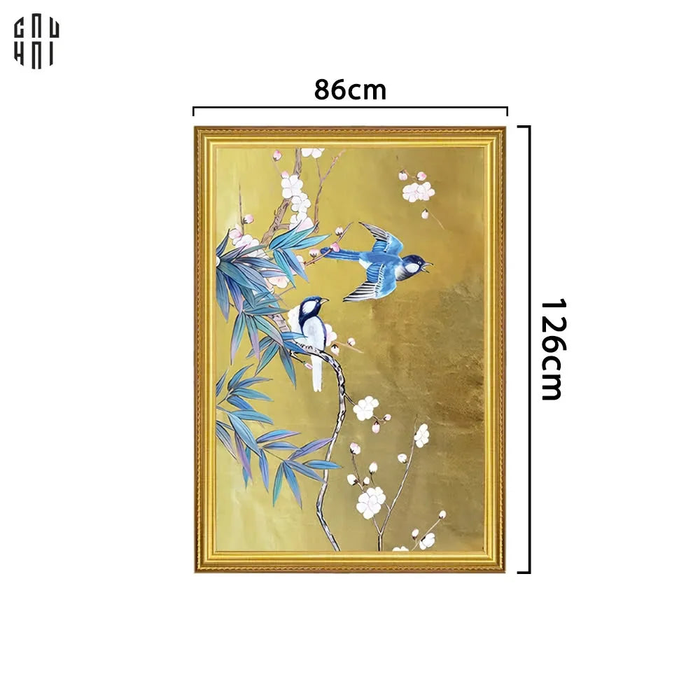 TRANH CANVAS THANH MAI 80X120CM - CẬU HAI HOME DECOR