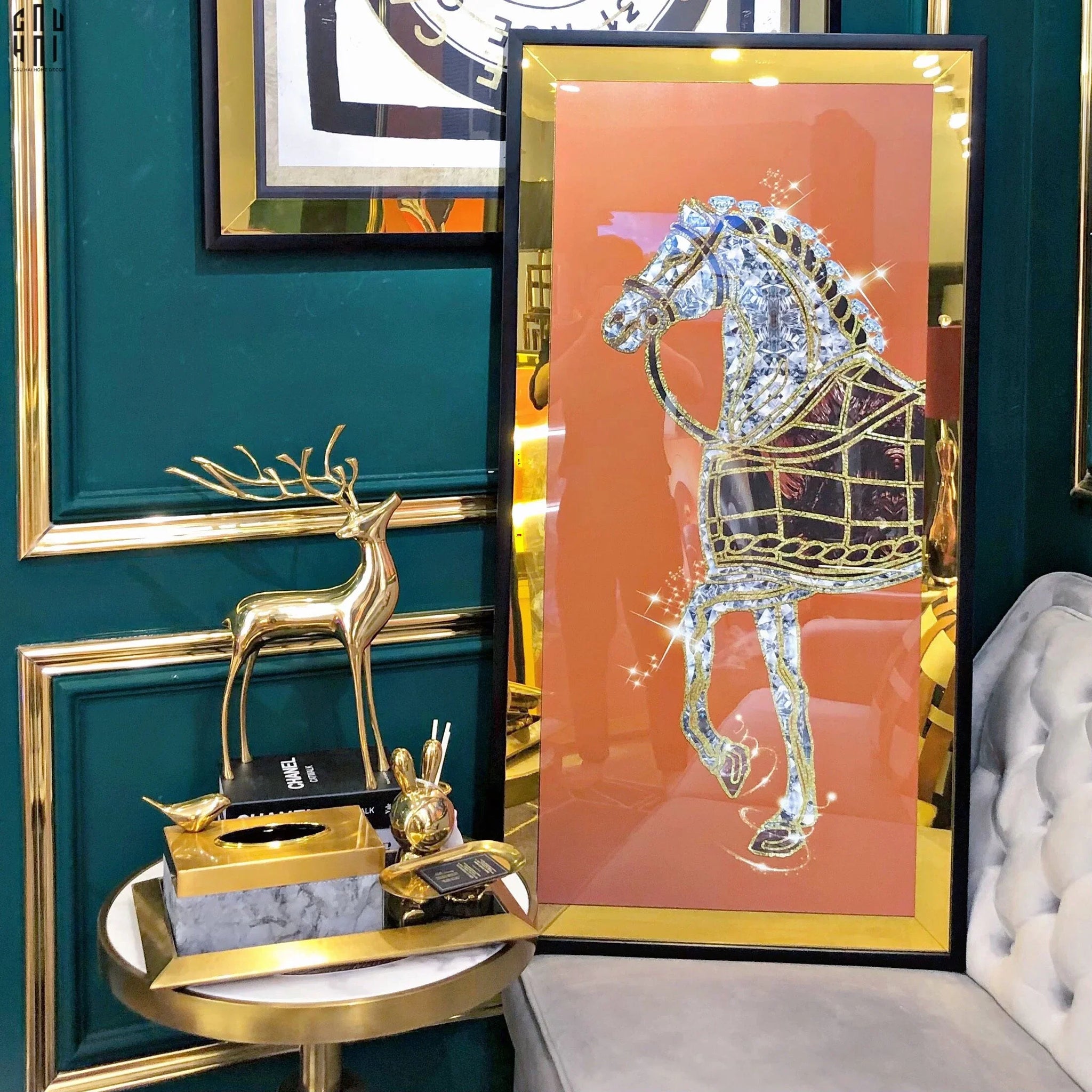 TRANH CANVAS TREO TƯỜNG H-BLING BLING 63X123CM - CẬU HAI HOME DECOR