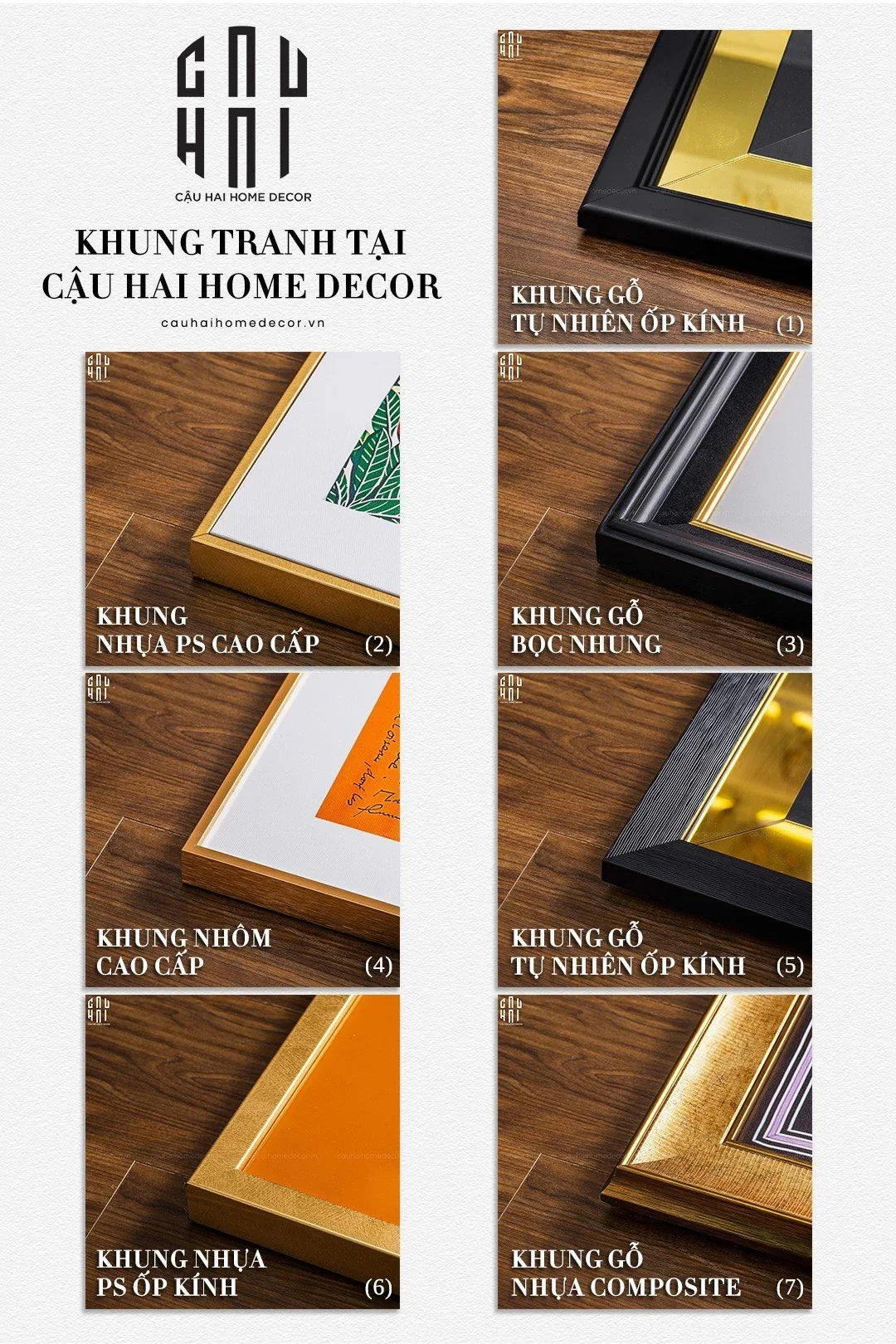 TRANH CANVAS TREO TƯỜNG H CHEVAL BLING BLING 95X95CM - KHUNG GỖ CÓ KÍNH - CẬU HAI HOME DECOR