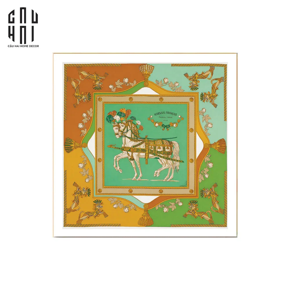 TRANH CANVAS TWIN COURSIER 90X90CM - CẬU HAI HOME DECOR