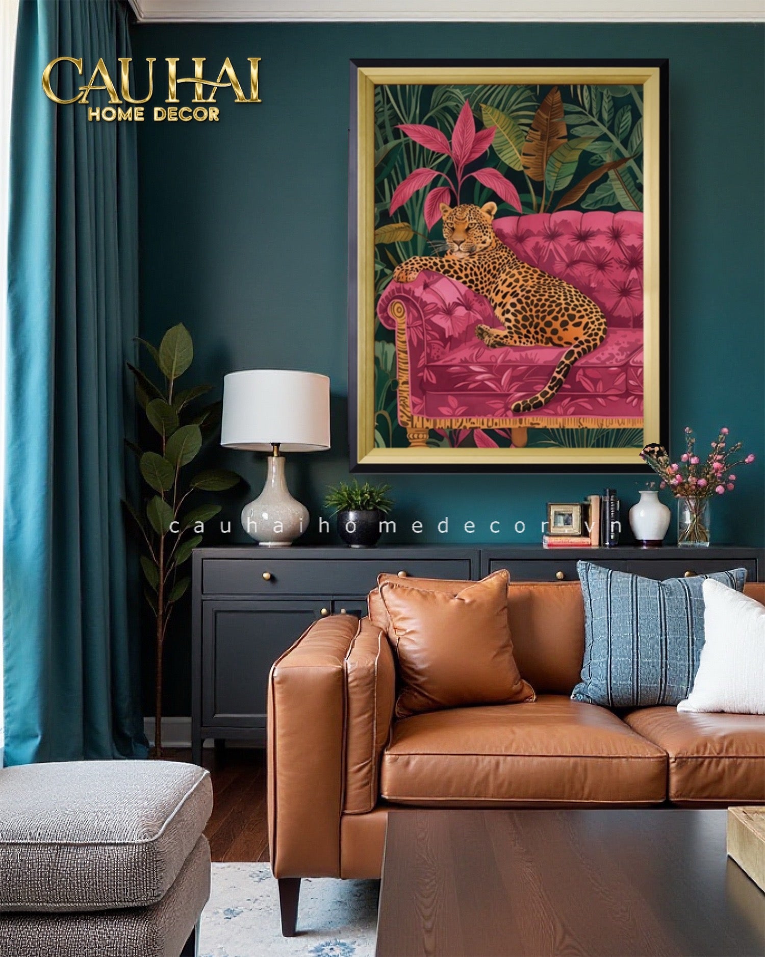Tranh Canvas Uv Gen5 Flora De Fortune Printemps Cascade 91x119-CẬU HAI HOME DECOR