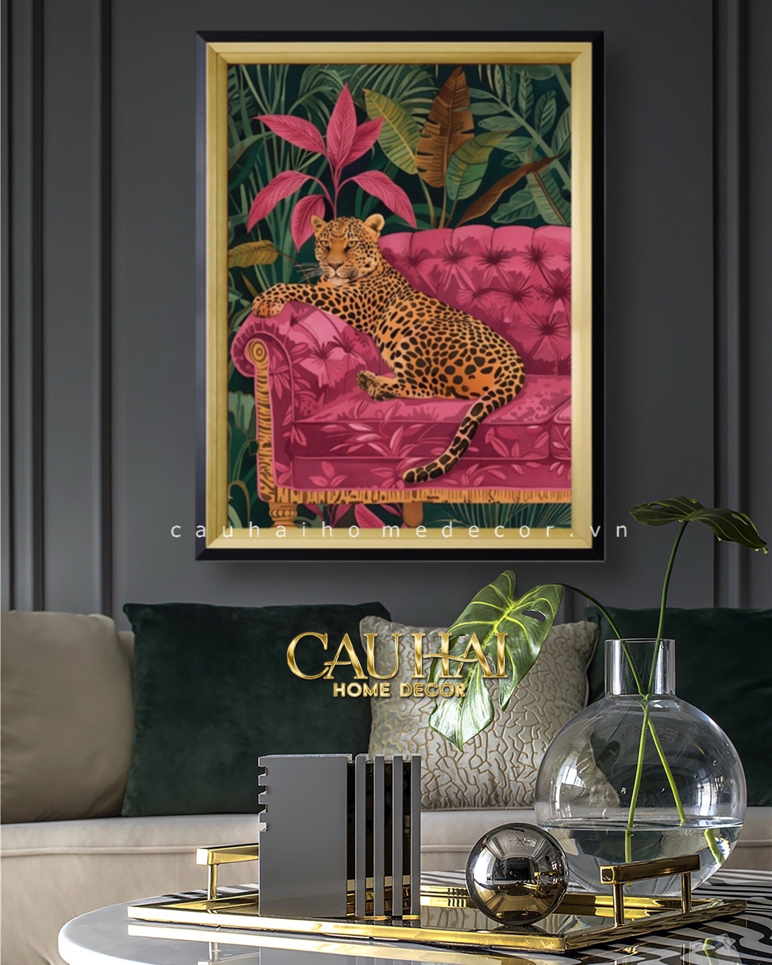 Tranh Canvas Uv Gen5 Flora De Fortune Printemps Cascade 91x119-CẬU HAI HOME DECOR