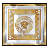 Tranh Gương Miroir Haute Joaillerie - Palazzo Greca UV Medusa Iconic 90x90-TRANH TREO TƯỜNG-CẬU HAI HOME DECOR-CẬU HAI HOME DECOR