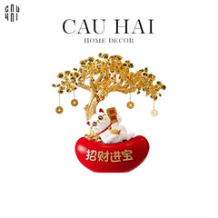 TTượng Cây Phú Quý Mèo Đại Phát 27-CẬU HAI HOME DECOR