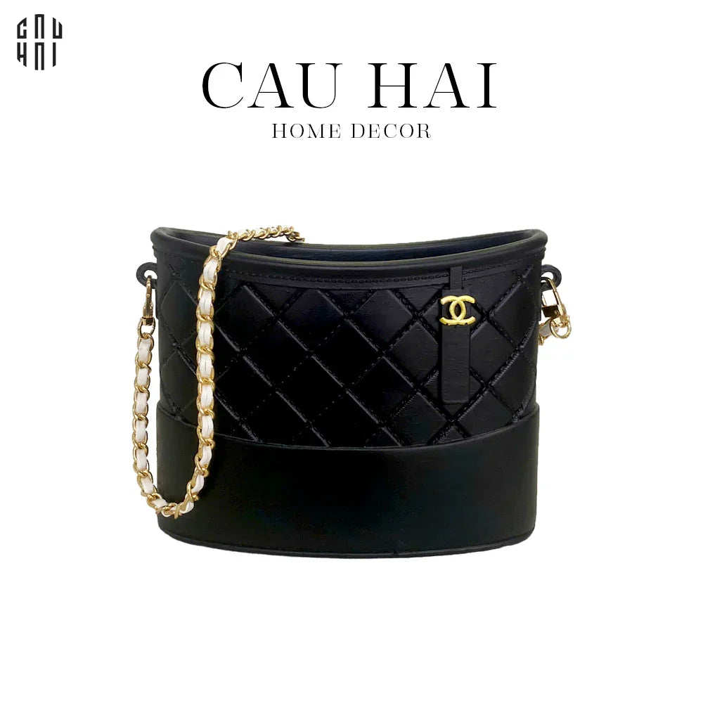 Túi Cắm Hoa Composite Luxury Hobo Camélia Mystery-CẬU HAI HOME DECOR